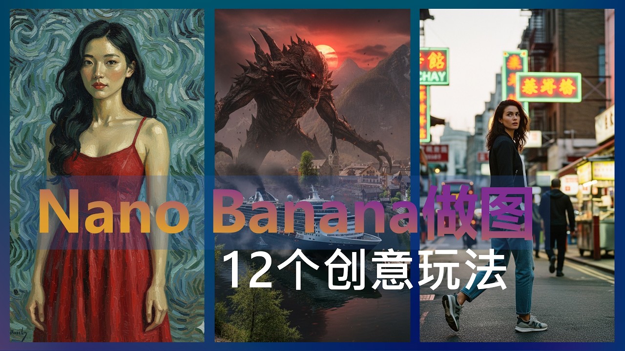 AI绘图新纪元！Nano Banana 12个逆天玩法大公开