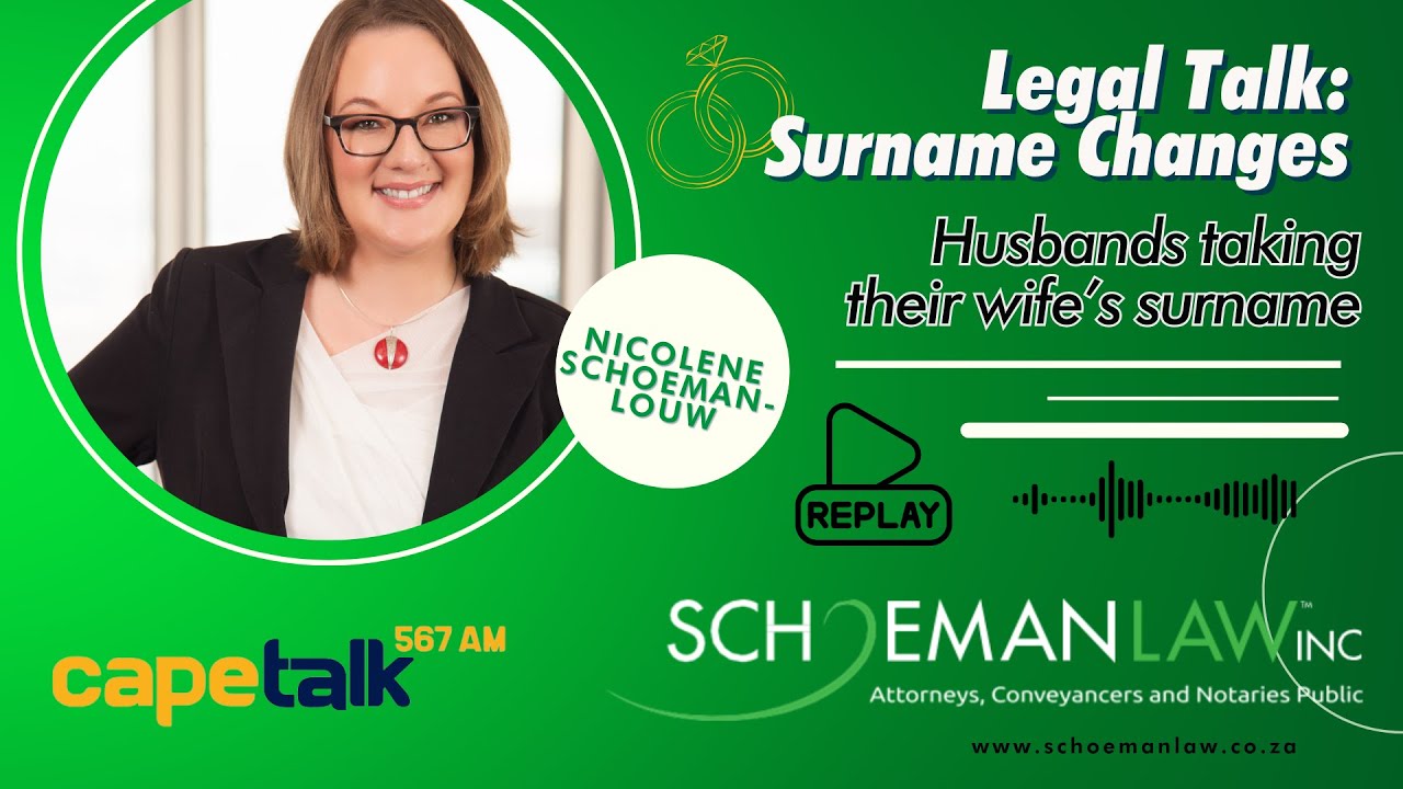 South African Surname Laws Under the Spotlight!