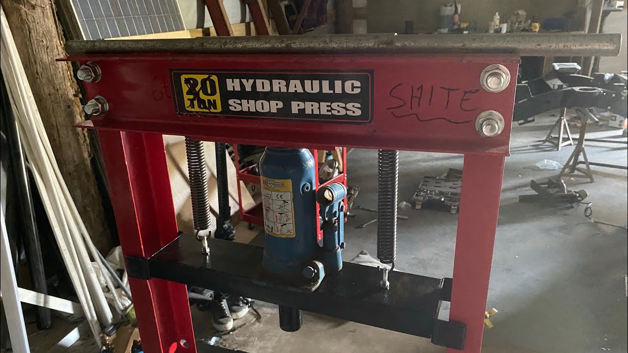 eBay 20 ton Hydraulic Press Part2 review, 😠