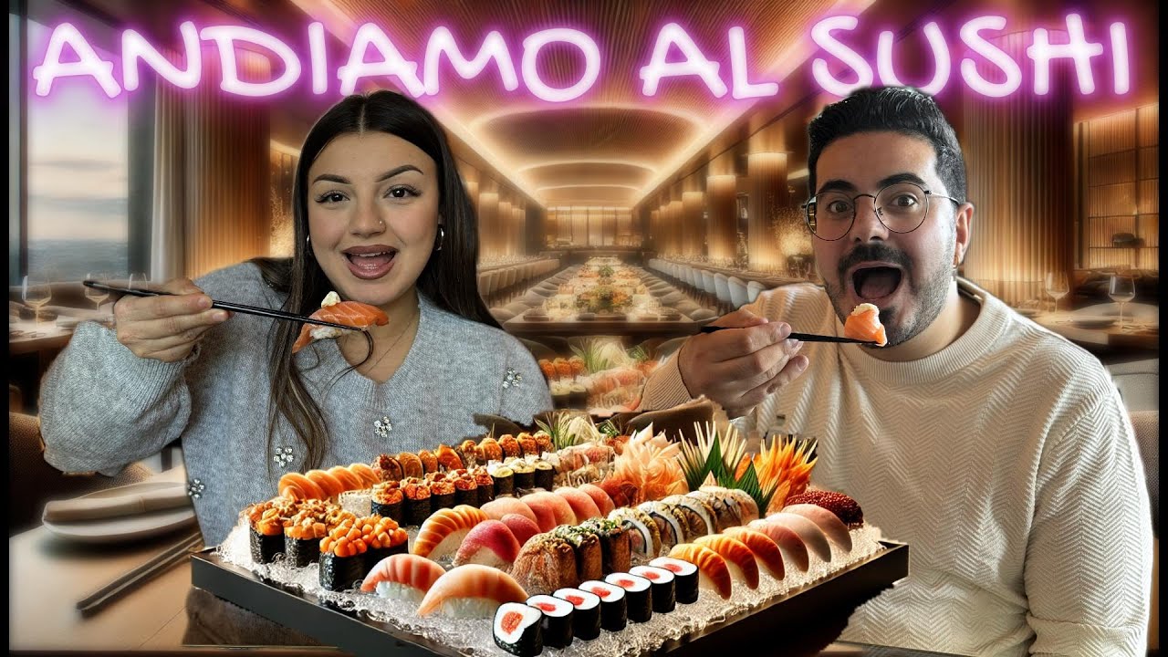 TUTTO QUELLO CHE MANGIAMO AL SUSHI! *abbiamo esagerato* 😱