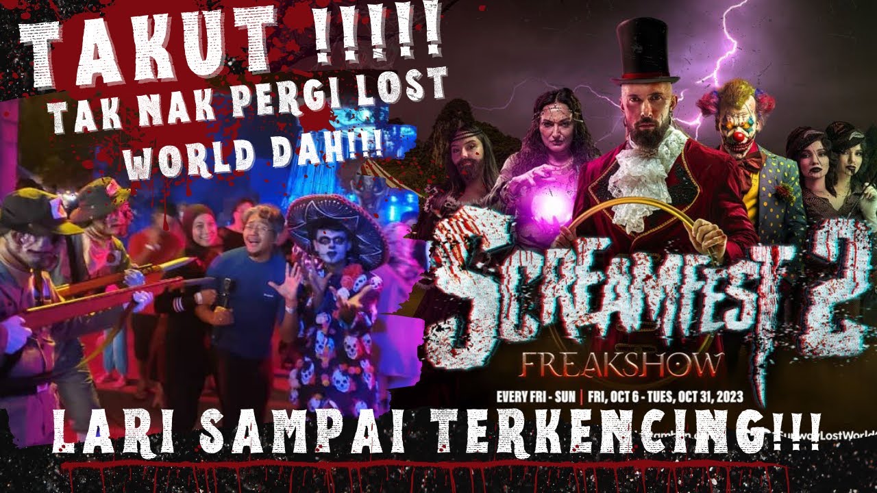 Lost World of Tambun 2023 | ScreamFest 2 | Hantu penuh di tepi Jalan | #review #lostworldoftambun