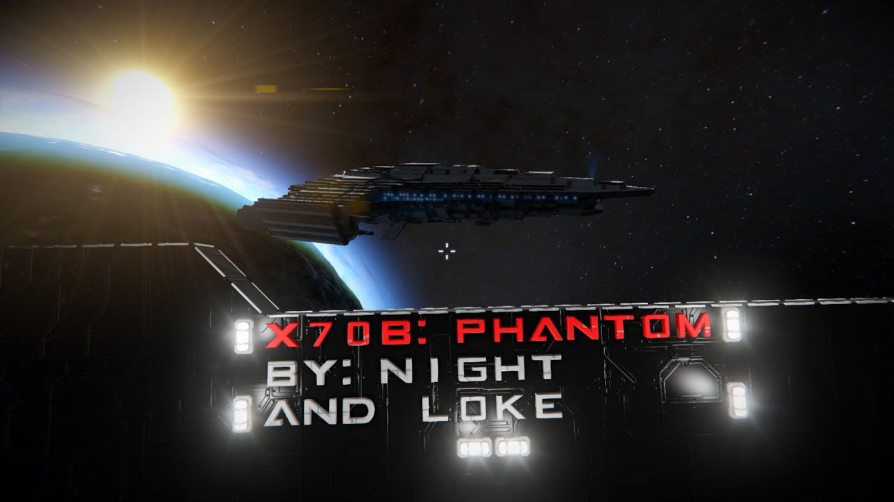 SPACE ENGINEERS {STAR WARS X-70B PHANTOM PROTOTYPE} REVIEW