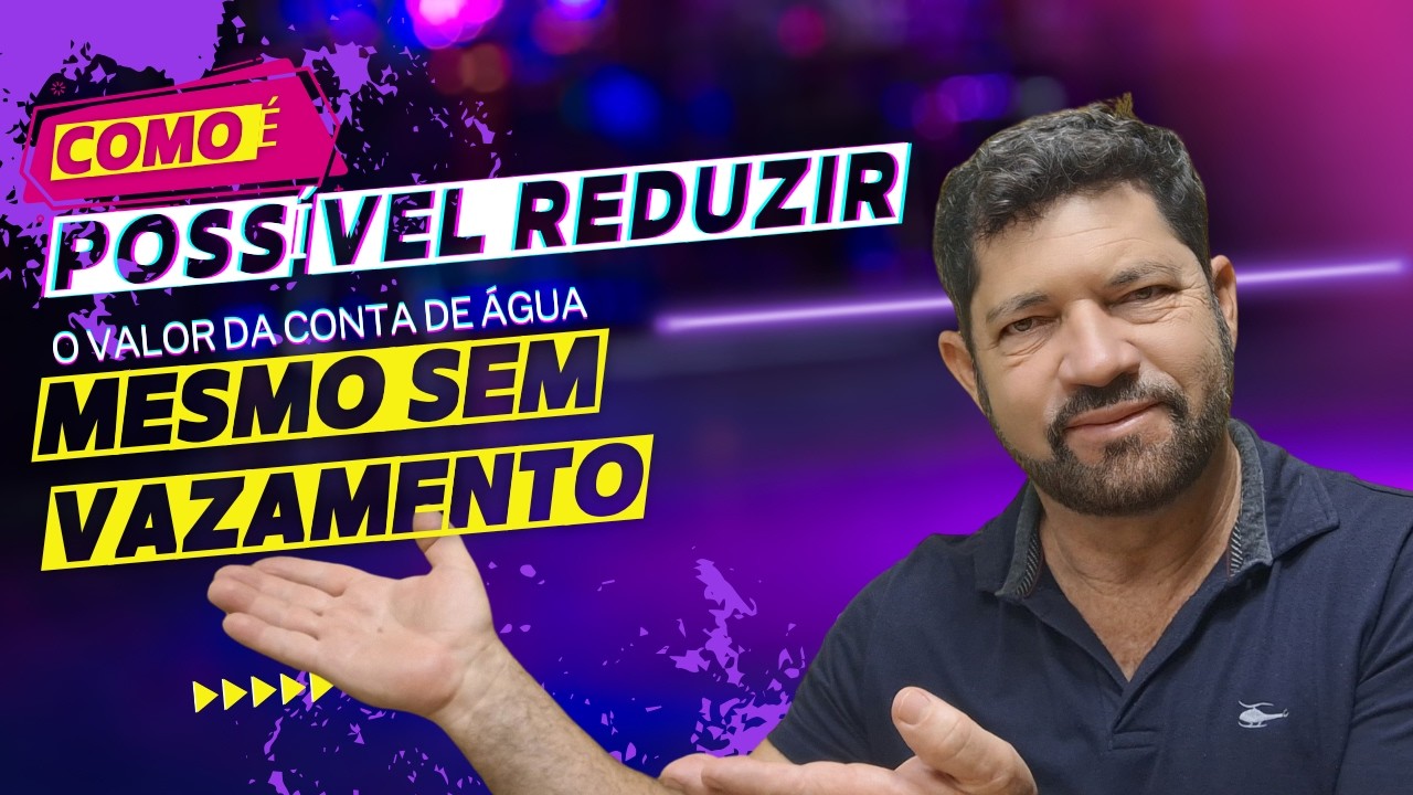 Saiba como é possível reduzir o valor da conta de água, mesmo sem ter vazamento pra concertar!