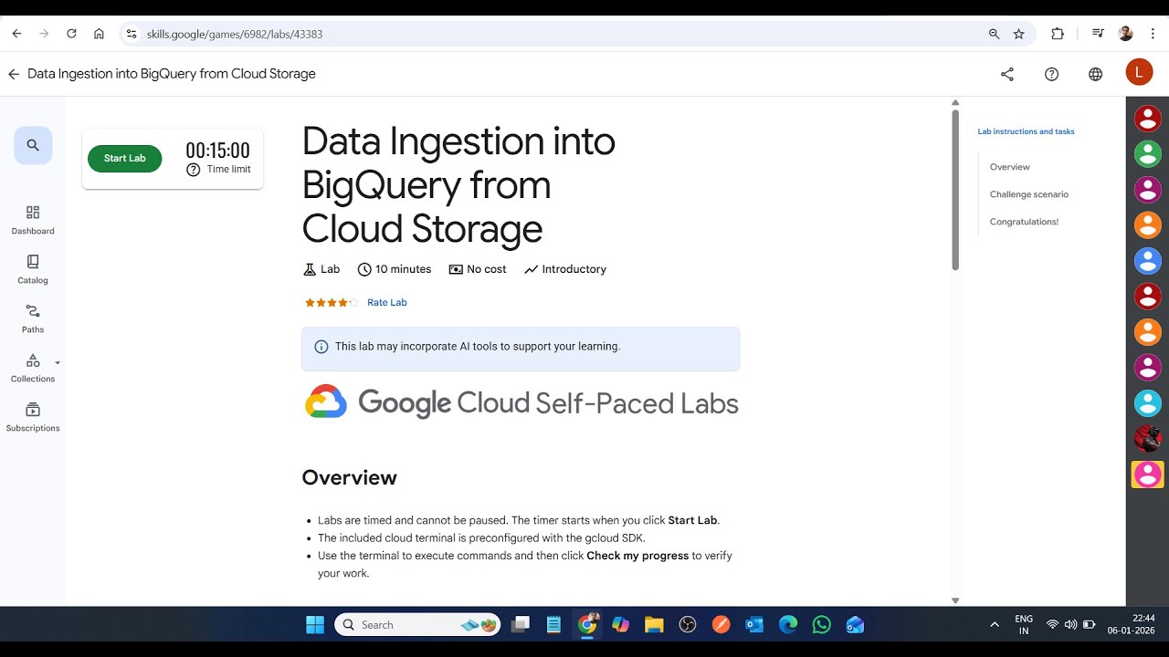 Загрузка данных из облачного хранилища в BigQuery || Лабораторное решение || Google Cloud Arcade ...