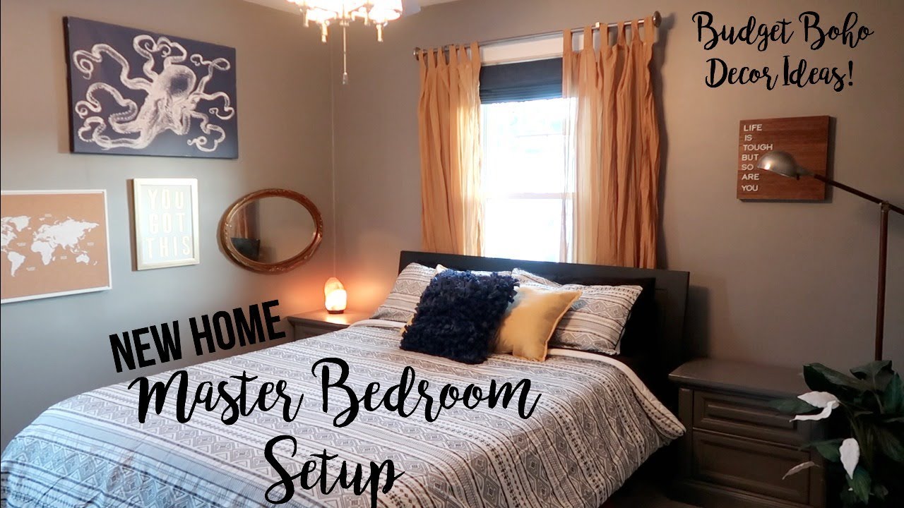 MASTER BEDROOM SETUP | BOHO VIBE | NEW HOME | 2019!!!