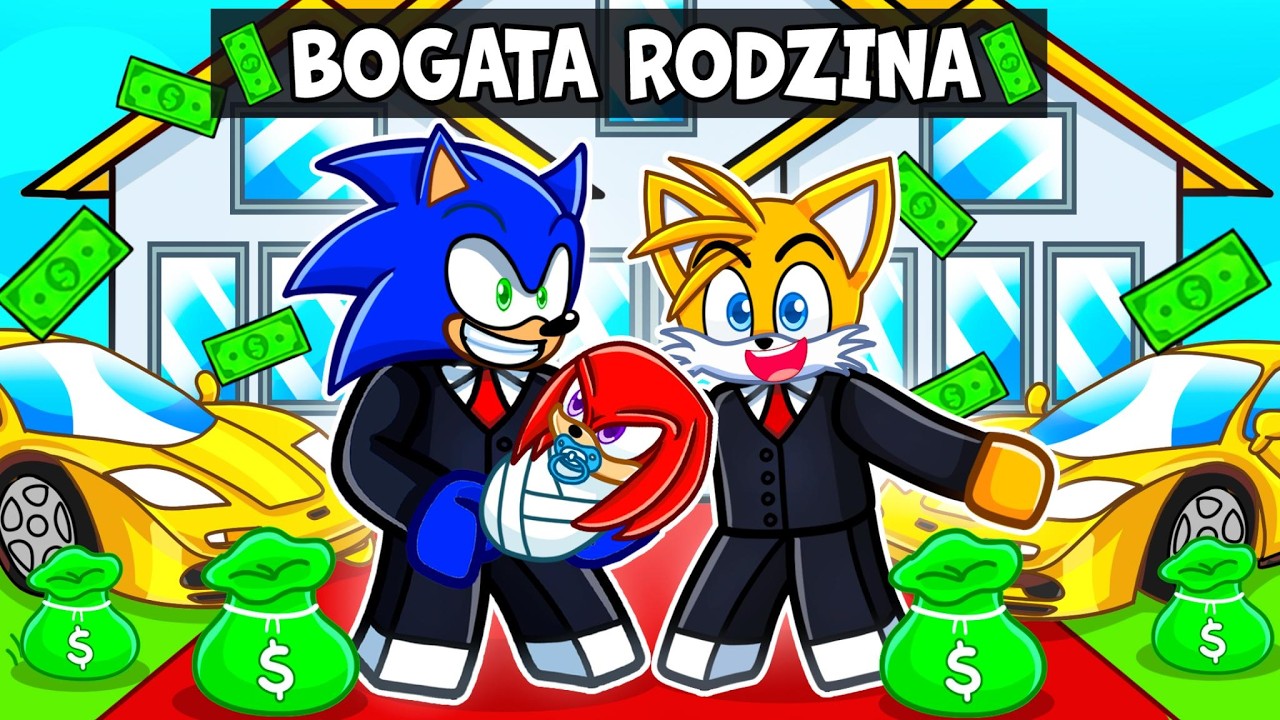 Założyłem BOGATĄ SONIC RODZINĘ w Robloxie!