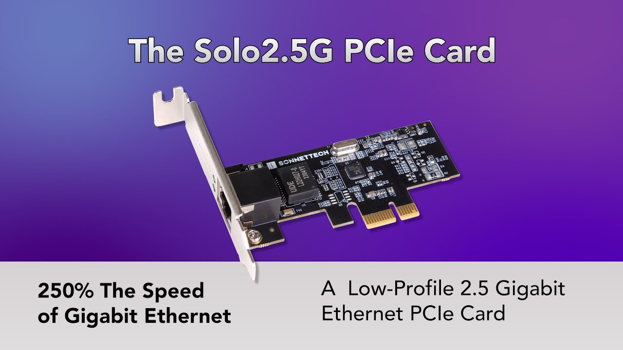 Sonnet Solo2.5G PCIe Card
