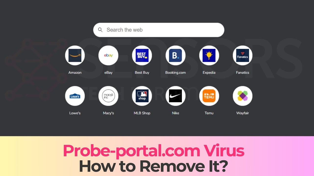 Поддельный поисковый вирус Probe-portal.com — как его удалить [исправить]