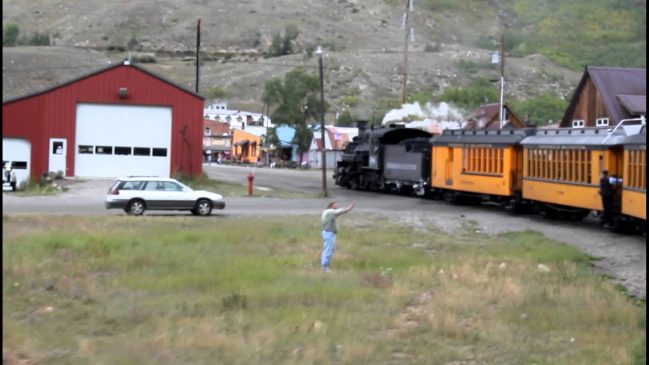 D&SNGRR Pulling In To Silverton 9-11-11