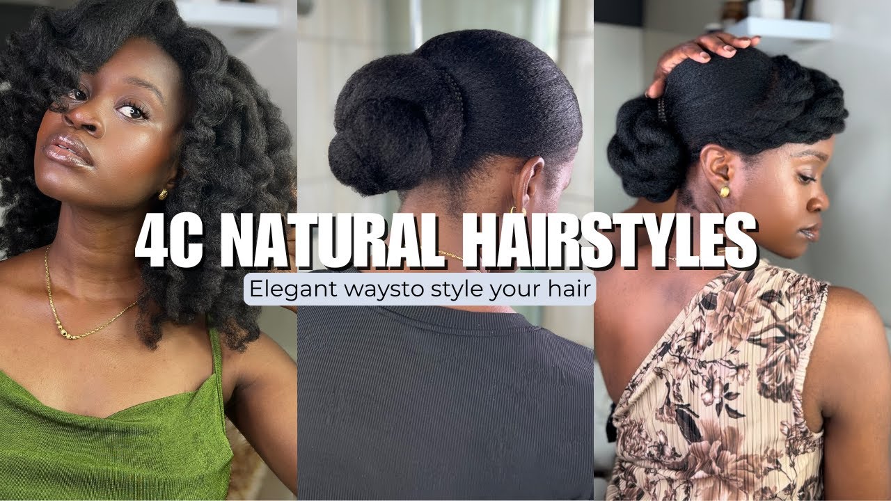 Stunning & Elegant 4C Hair Tutorials: Transform Your Natural Hair in Minutes!  #4cnaturalhair