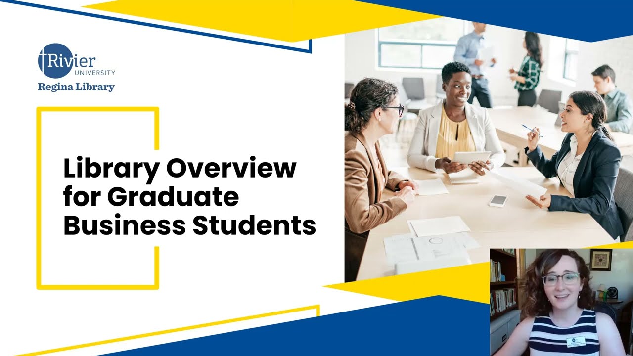 Library Overview for Graduate Business Students