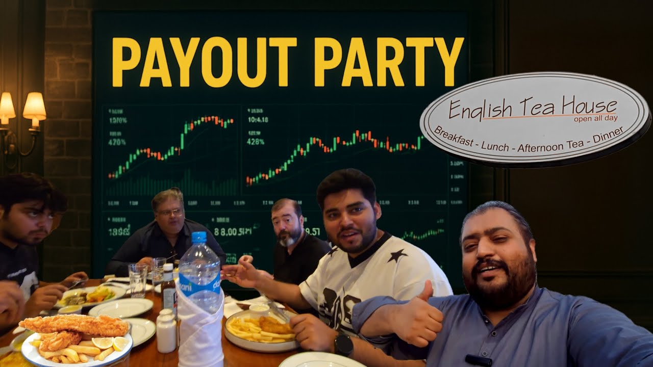 Trading Payout Party At English Tea House | How to Start Trading | Easiest way to start trading