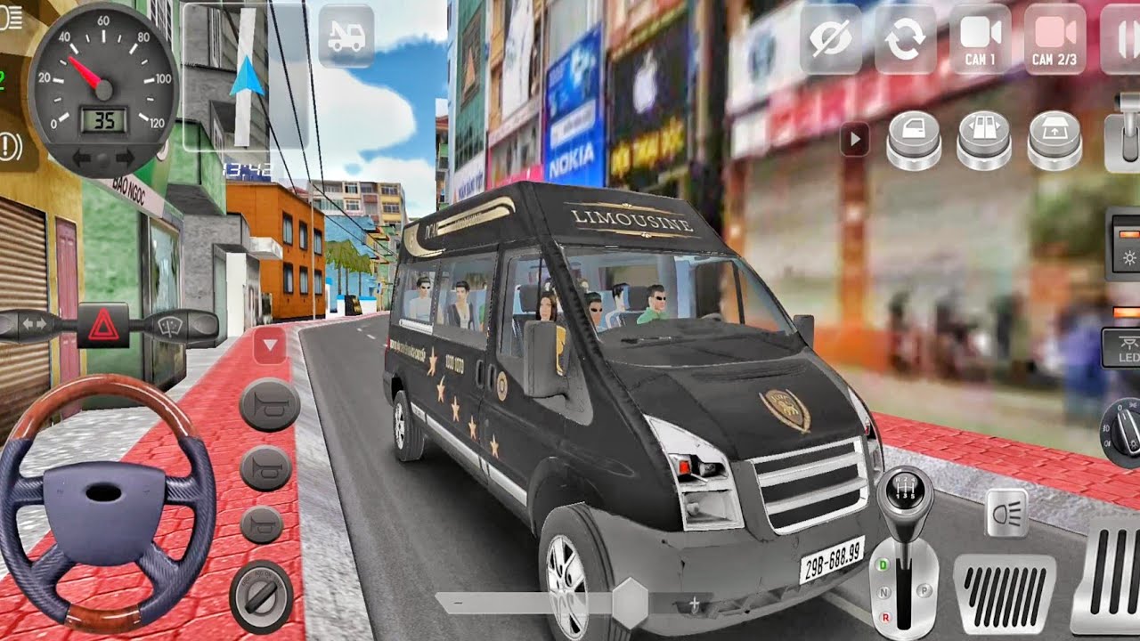 Minibus Simulator Vietnam Gameplay - Bus Offroad Transport Game 2026 - Android Gameplay