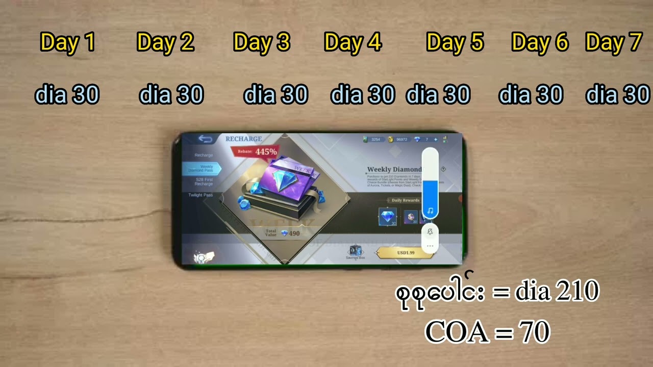 weekly pass ဆိုတာဘာလဲ