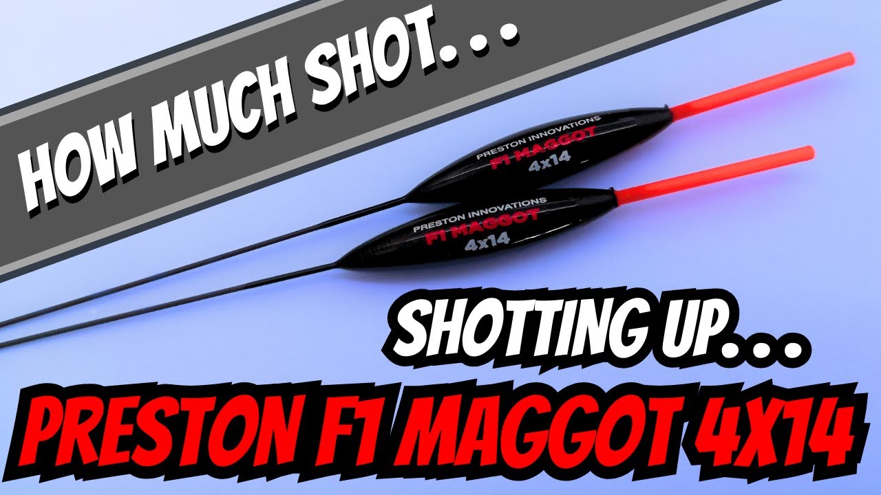 Match Fishing Rig Guide - Shotting Up A Rig - Preston F1 Maggot 4x14 - How Much Shot.....?