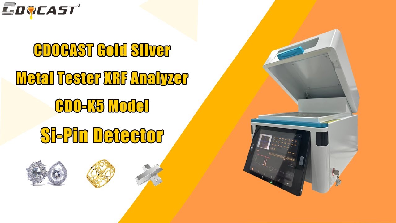 CDOCAST Metal Tester CDO-K5 XRF Analyzer For Gold Silver Platinum Purity Testing