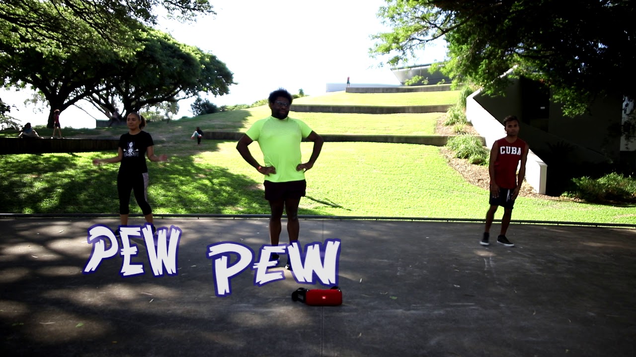 It's a 22, Pew Pew Pew Exercise Class