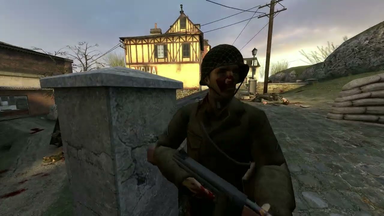 GMod American Soldiers vs German Soldiers NPC Wars