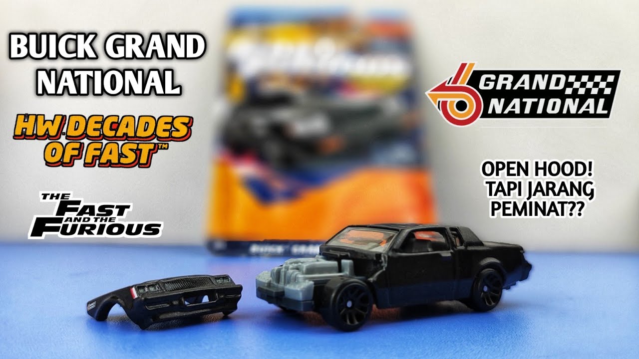 Eps629 BUICK GRAND NATIONAL HOT WHEELS DECADE OF FAST & FURIOUS SERIES, Ini Keren! Hood Openable!