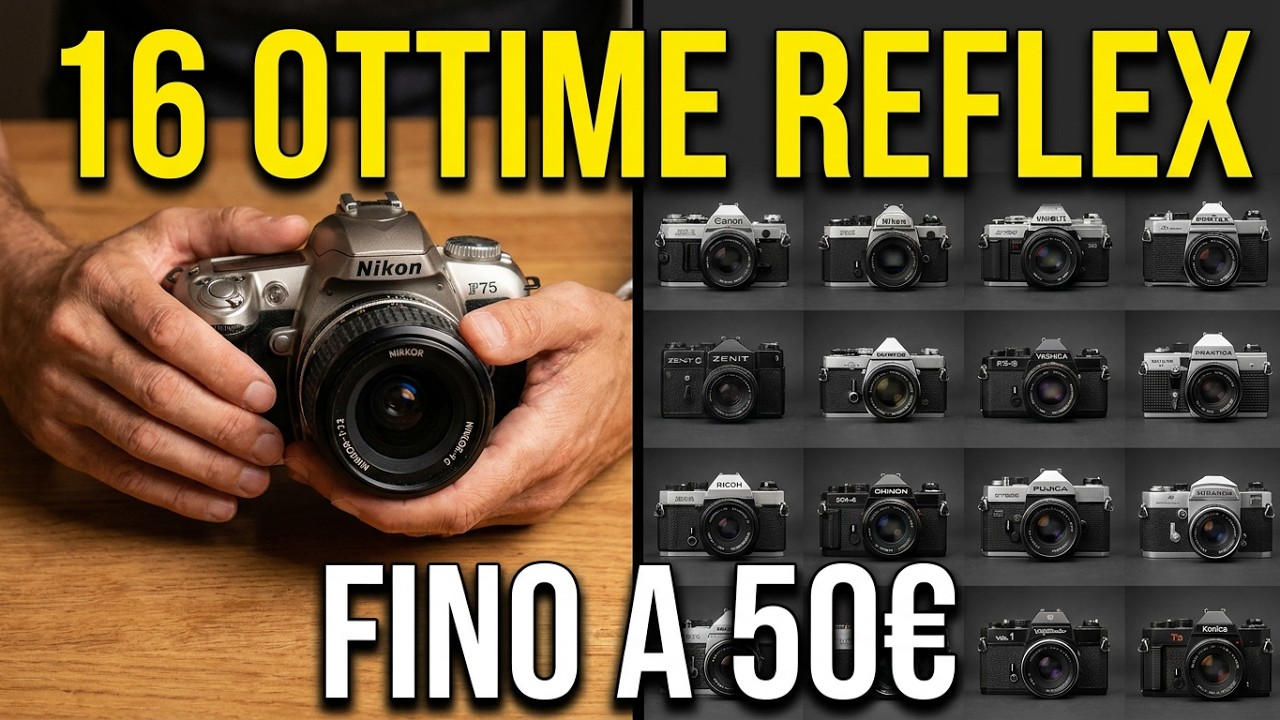 Vi svelo 16 ottime fotocamere reflex con prezzi fino a 50 euro