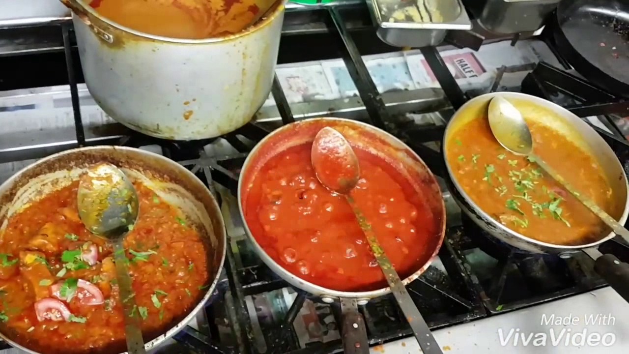 Cooking at Indian takeaway / restaurant