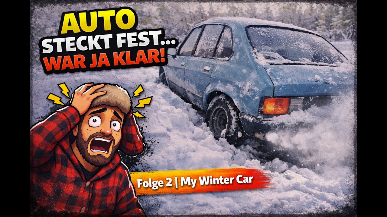 AUTO STECKT FEST… WAR JA KLAR | Folge 2 | My Winter Car LETSPLAY