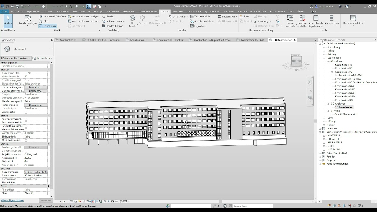 Revit-Erstellen von Plänen