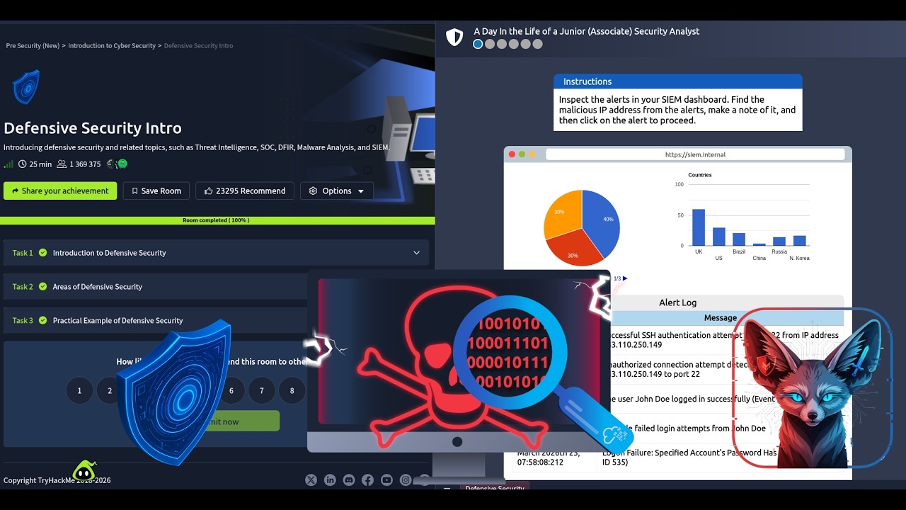 TryHackMe Defensive Security Intro