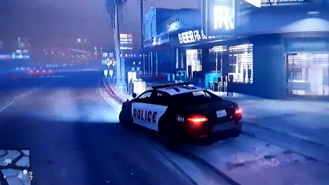 🚔 Patrulha noturna na área central, emboscada e tiros, LSPD no apoio.🤠🔥