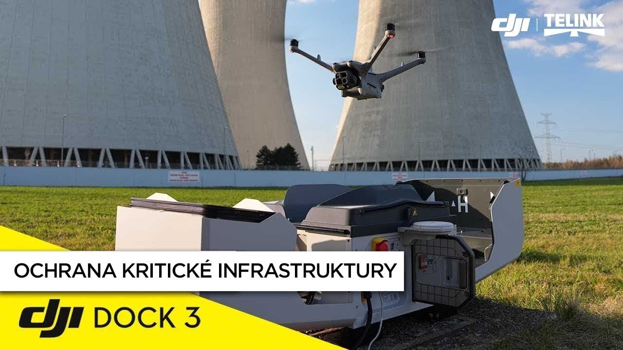 🚨 DJI DOCK 3 HLÍDÁ JADERNOU ELEKTRÁRNU 🚁🔒 OCHRANA PERIMETRU S ČESKÝM SOFTWAREM 🇨🇿