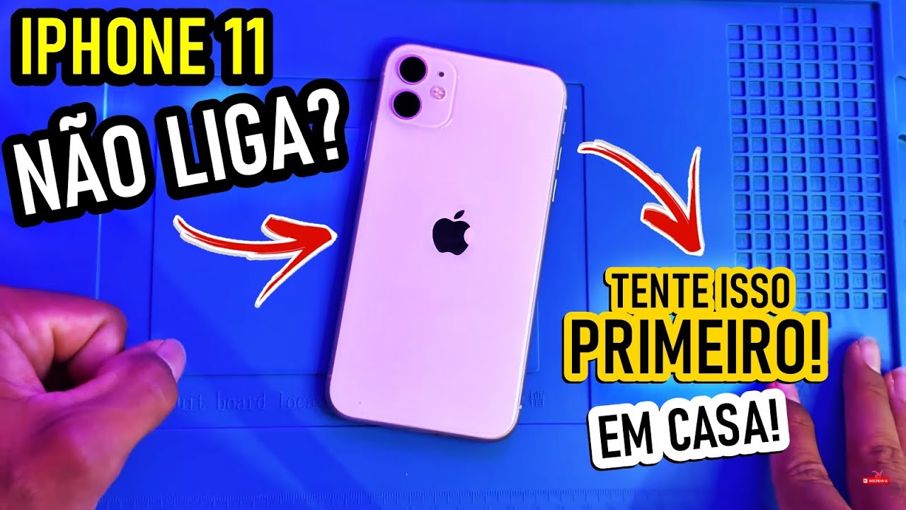 iPhone 11 não quer LIGA e nem CARREGAR ? ( SOLUÇÃO SIMPLES! )