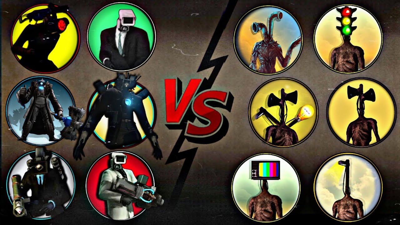 Titan Camera Man Family Vs Siren Head Family | Most Epic Video