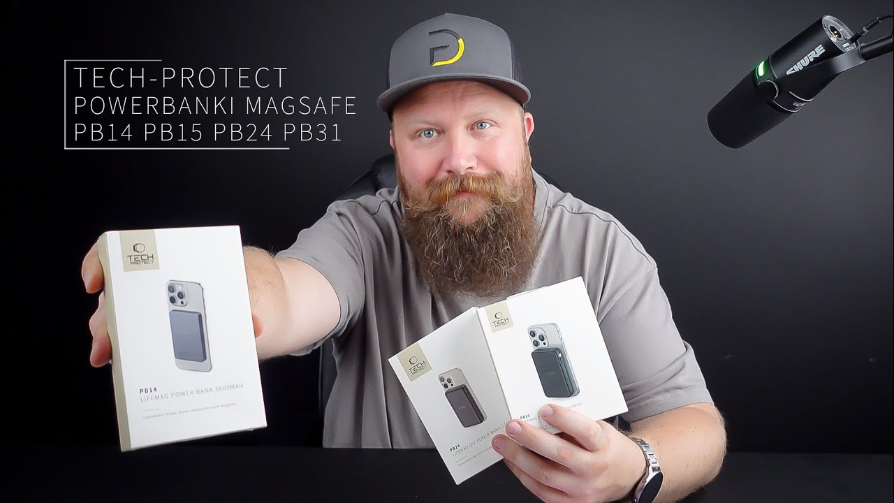 Nowe Bezprzewodowe PowerBanki MagSafe od Tech-Protect - PB14 PB15 PB24 i PB31 LifeMag
