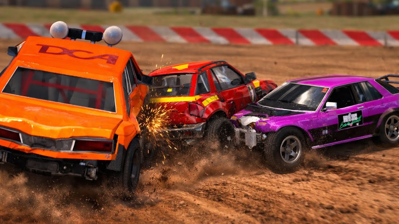 Demolition Derby 3 – Savage Dirt Arena Clash & Non-Stop Car Wrecks! 💥