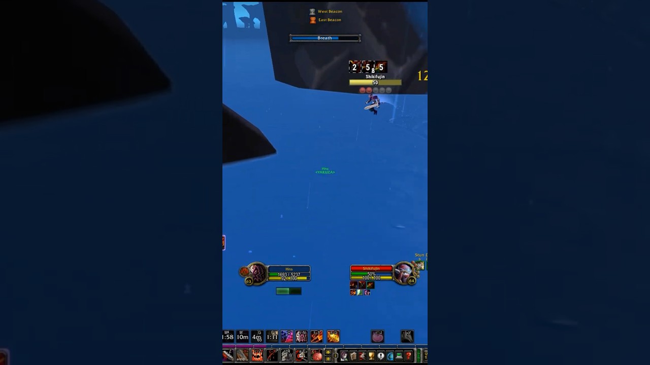 На меня напал разбойник в воде #tbc #1v1 #wow #pvp #worldofwarcraft #classicwow #rogue