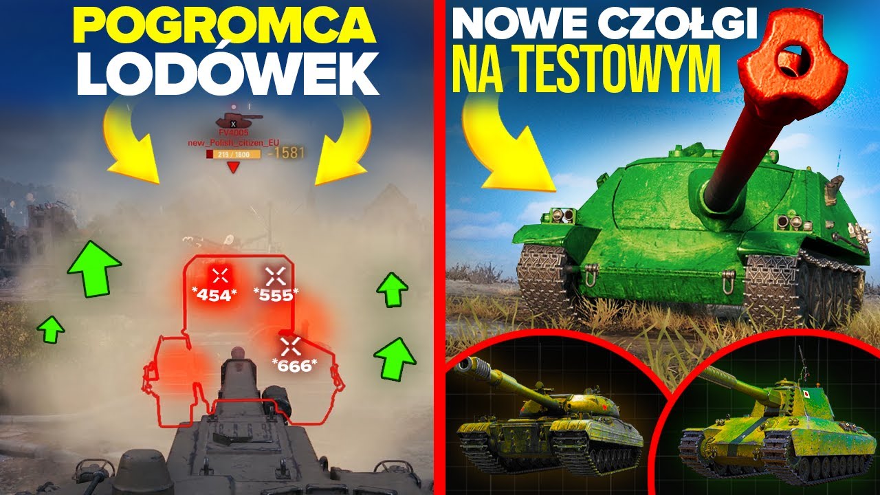 NOWY POGROMCA LOD&Oacute;WEK 10 TIERU! PRZEGIĘTE CZOŁGI na SERWERZE TESTOWYM
