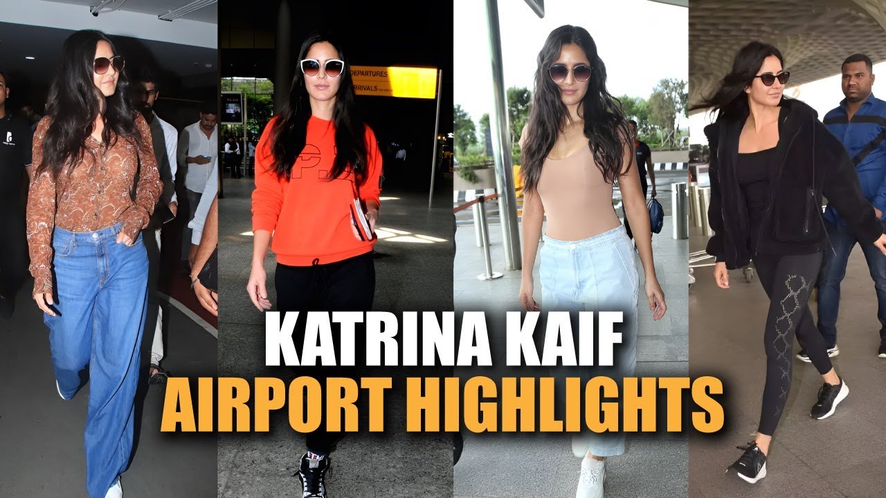 Katrina Kaif’s Best Throwback Appearances at Mumbai Airport | Iconic Airport Looks