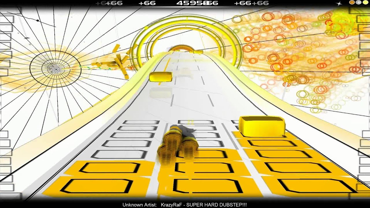 Audiosurf | KrazyRaF - SUPER HARD DUBSTEP!!! [HardStep]