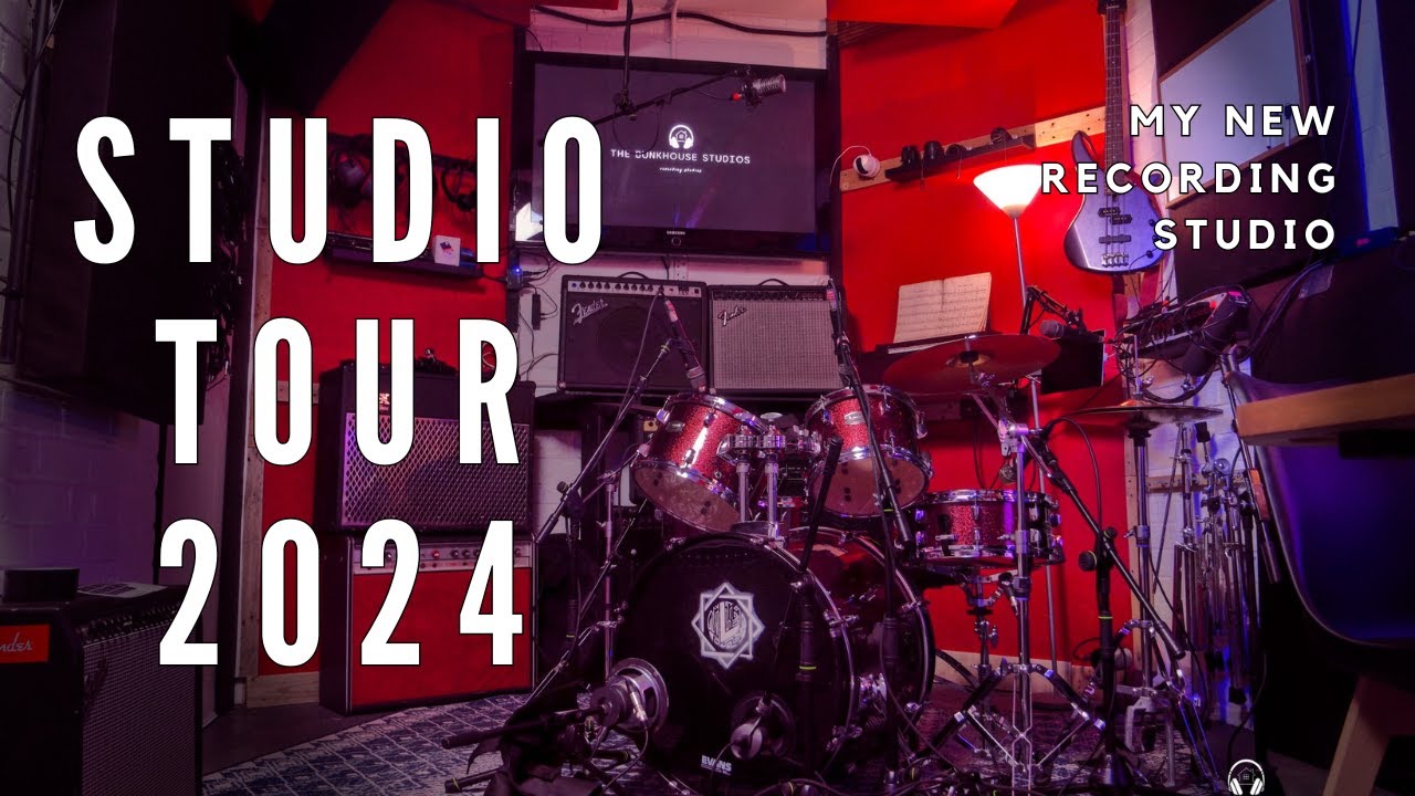 My new DIY independent recording studio #studiotour