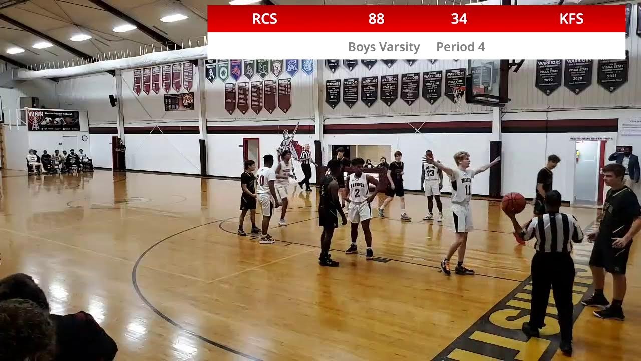 Varsity Boys Basketball - Richmond Christian vs Kenston Forest