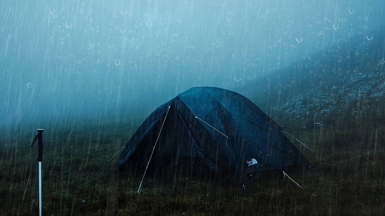 Sounds Of Rain No Thunder For Sleep ⛈ raining sound, heavy rain sounds for sleeping, deeep sleep