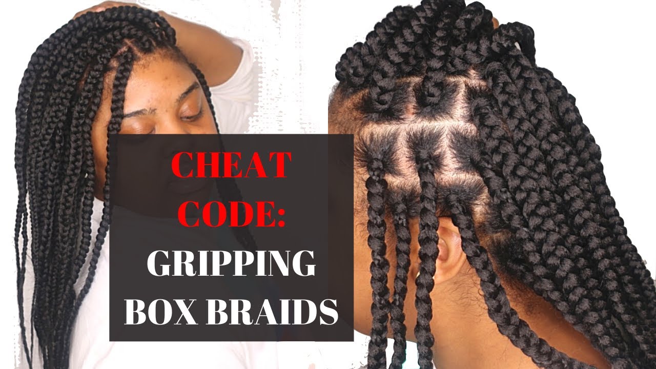⚠️ The Box Braids CHEAT CODE to Gripping Beginner Friendly Tutorial ⚠️ NO rubber bands ❗️