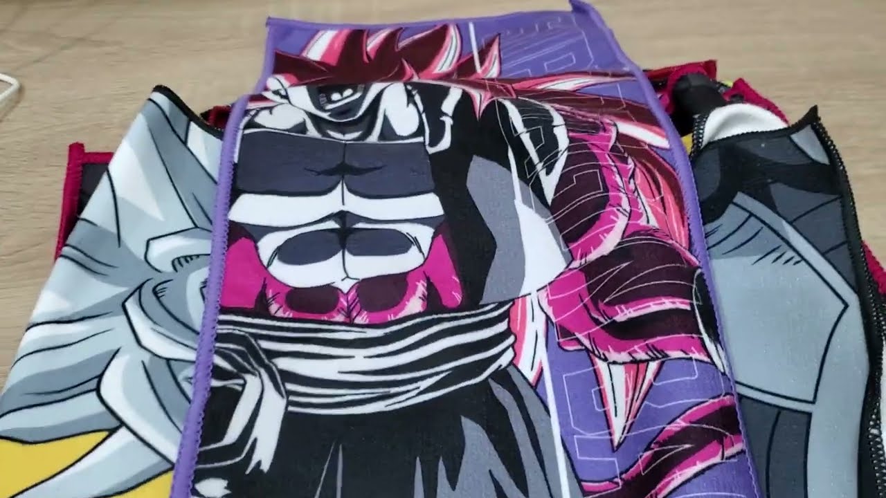 ASMR - Looking at some more DBZ towels and some other things