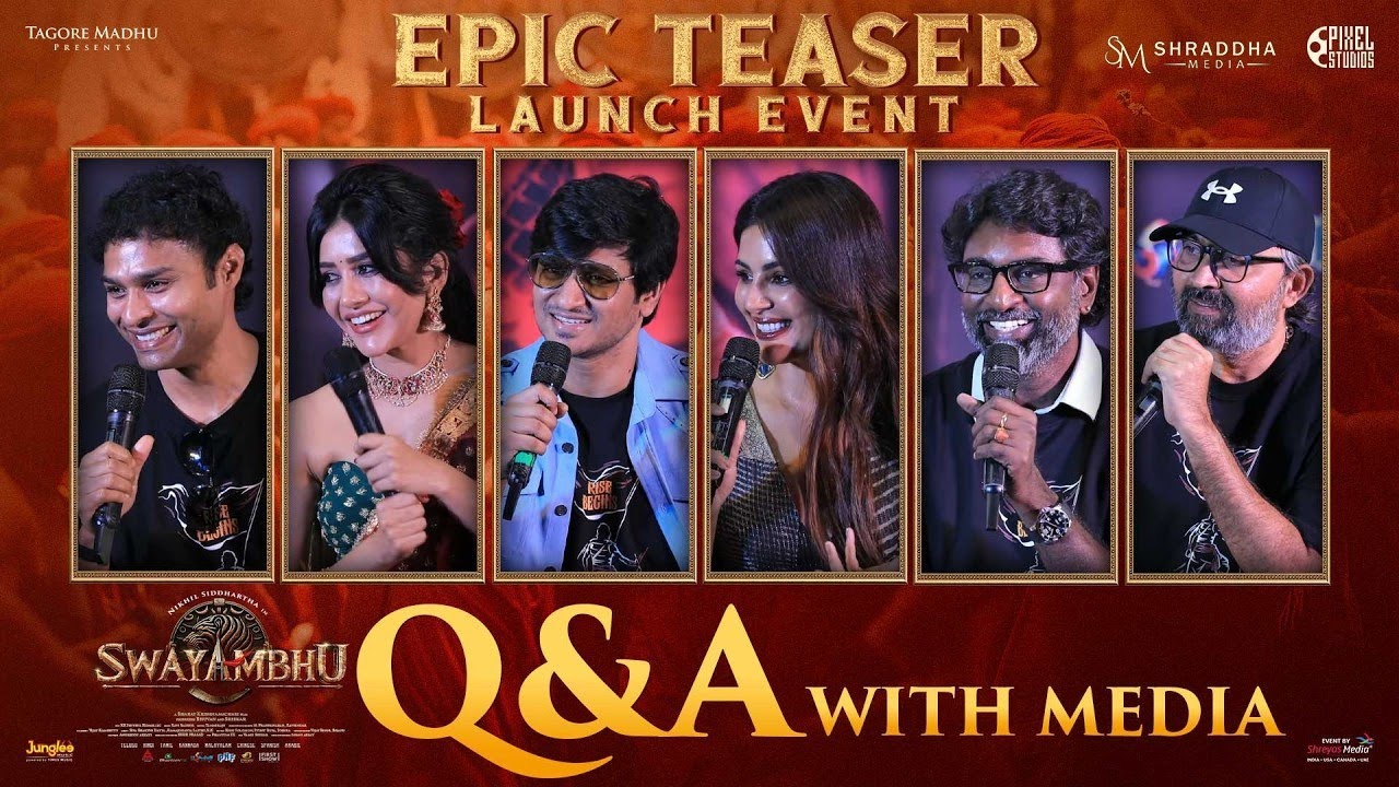 Swayambhu Team Q&A with Media Creates Massive Hype on the Movie! | Shraddha Media 