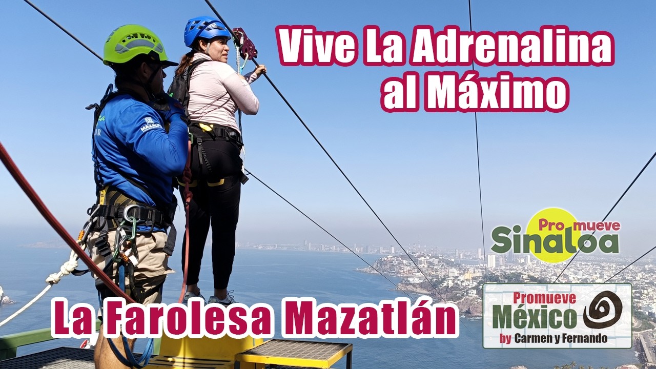 La Farolesa, atrévete a lanzarte de una altura de 157 mt, algo nunca visto en Mazatlán, México.