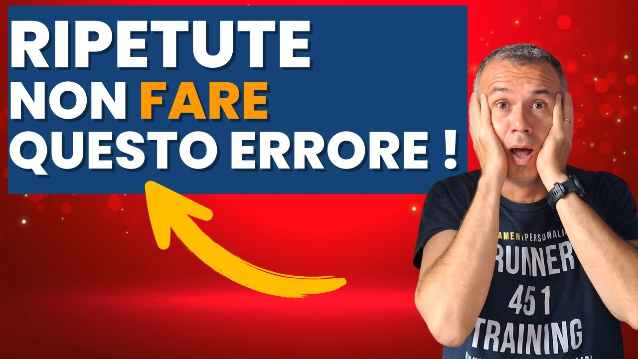 EVITA L'ERRORE più grande che IN TROPPI fanno nelle RIPETUTE