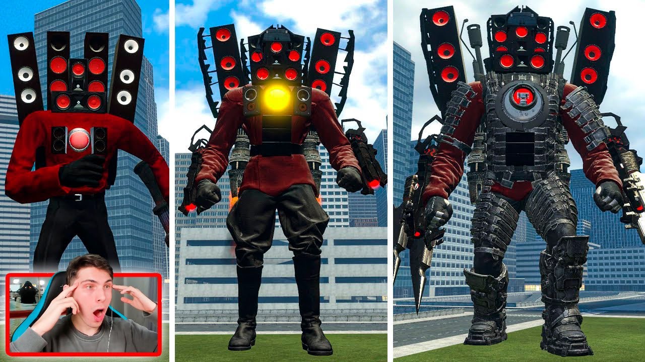 NUEVA EVOLUCION DE TITAN SPEAKER MAN SKIBIDI TOILET EN GARRY'S MOD - REACCION THEKALO