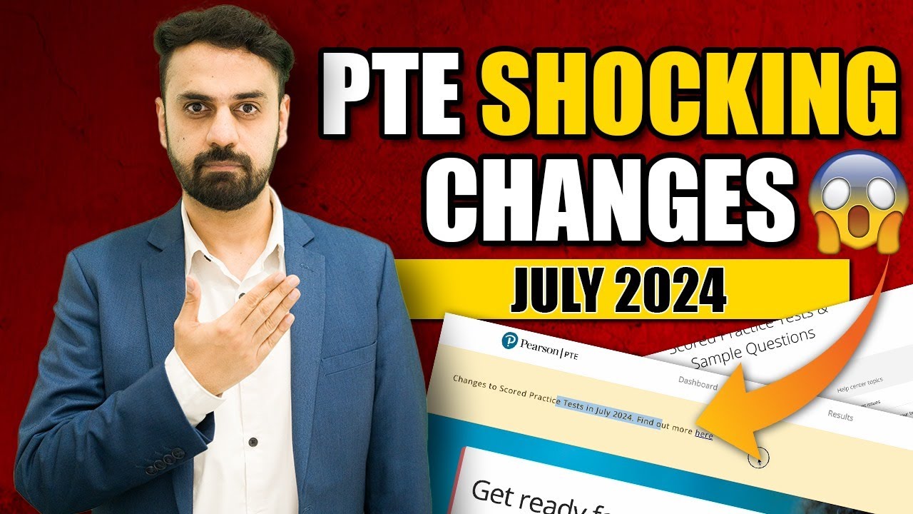 PTE Shocking Updates -JULY 2024 | EXAM CHANGES | Vision Language Experts