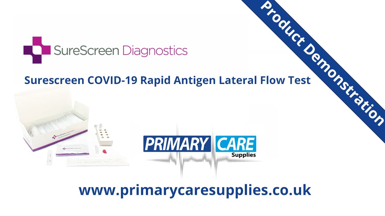 How To Use SureScreen COVID 19 Antigen Cassette