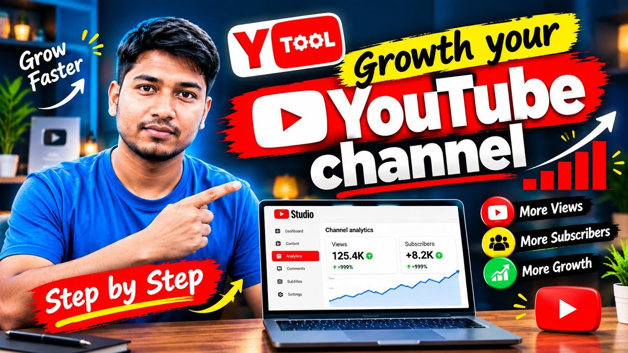 How to Grow Your YouTube Channel | YouTube Growth Tips & Free Strategy Android Apps Bangla Tutorial